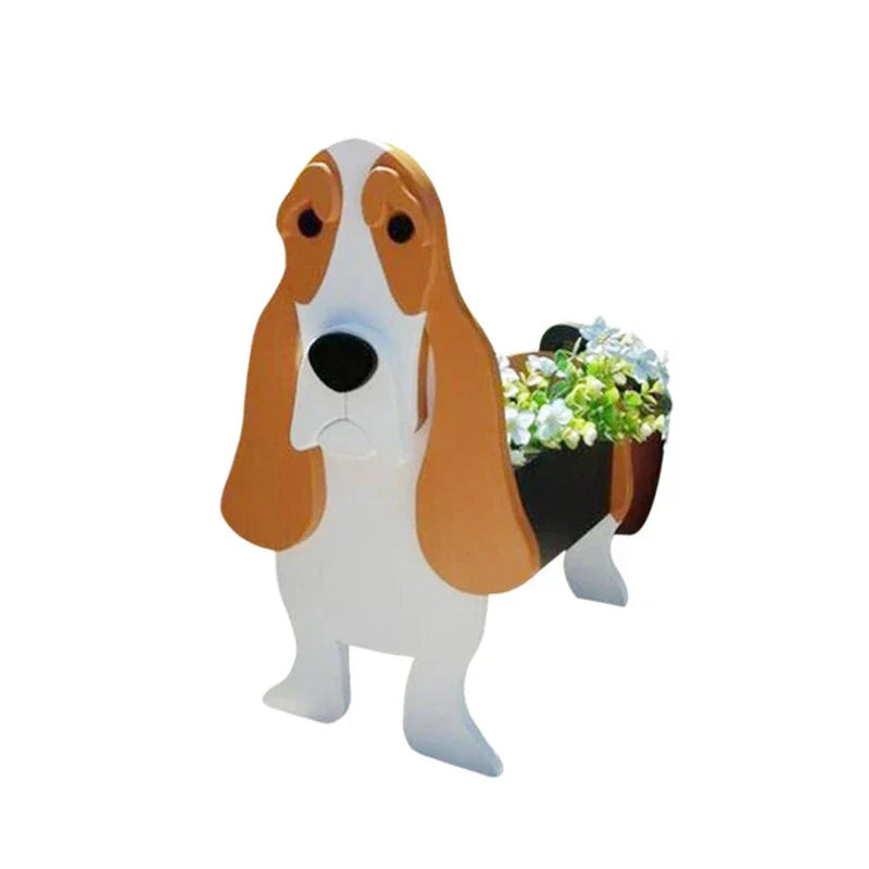 Junips | Flower Pot - Pawsome - Dog Plant Container - Various Breeds