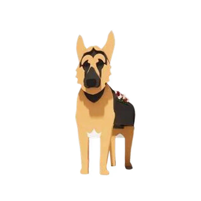 Junips | Flower Pot - Pawsome - Dog Plant Container - Various Breeds