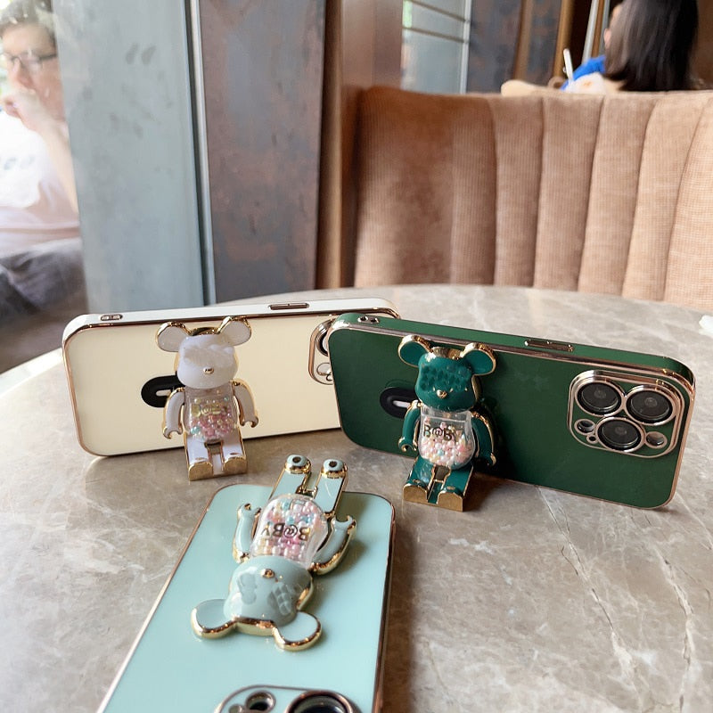 Junips | Bear Lover Colorful 3D Doll Phone Case