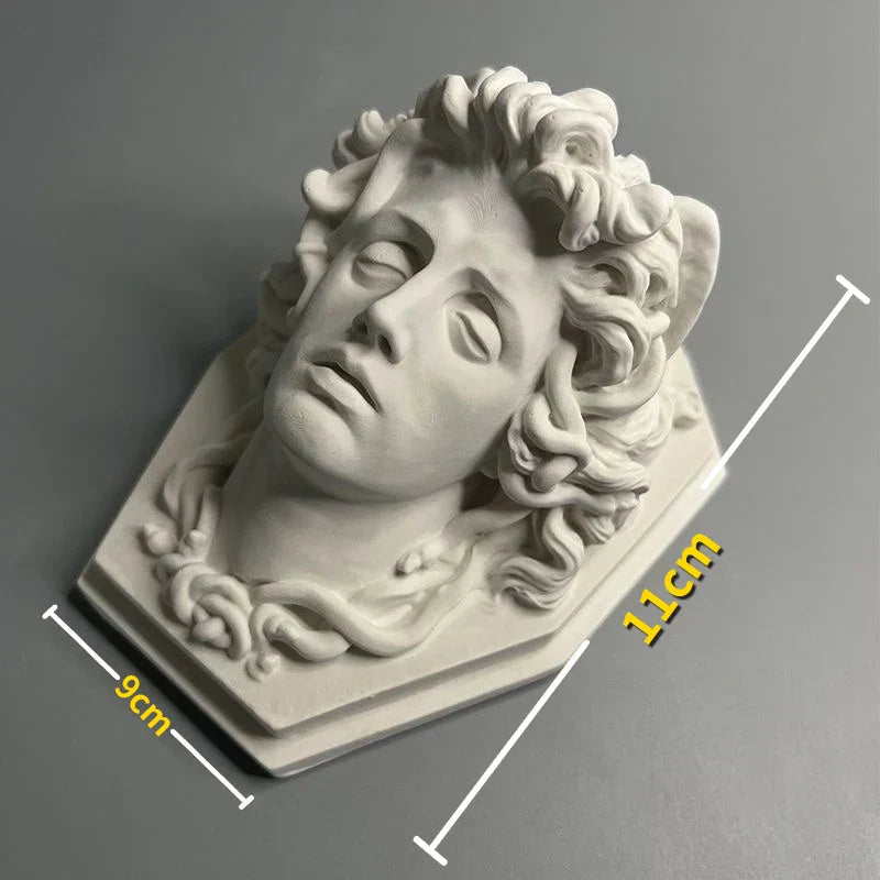 Junips | Nordic INS Style Character Plaster Statue DIY Painted Sketch Photography Props Table Decorations Home Art Plaster Decoration
