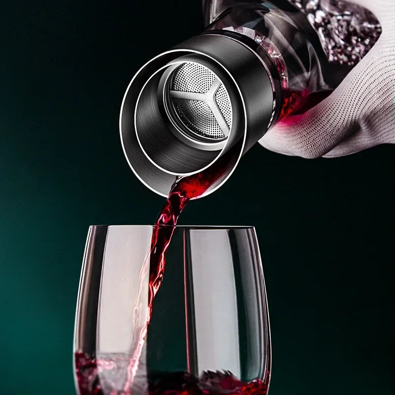 Junips | 1500ml Iceberg Decanter Creative lead-free crystal material luxury high-quality home red wine wine distributor decanter wine jug