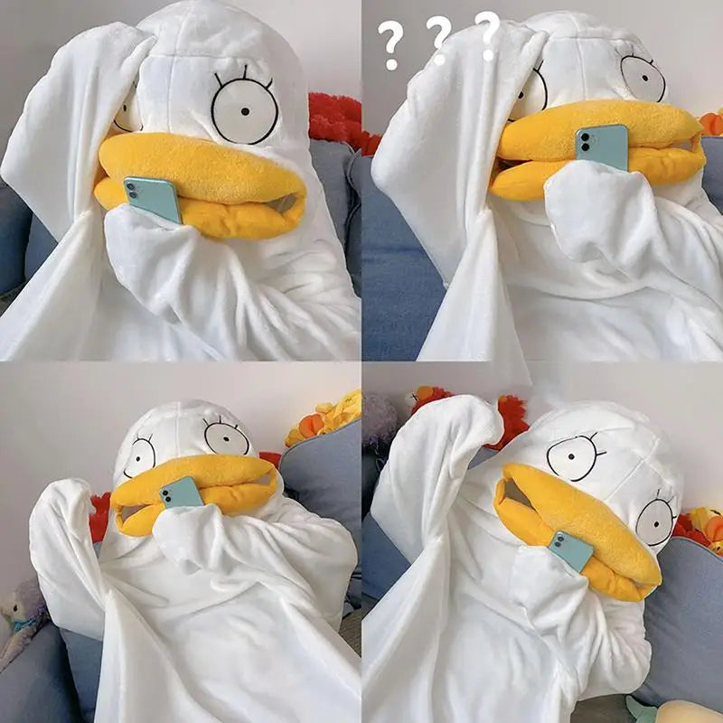 Junips | Confused Duck Warm Adult Pajama Costume