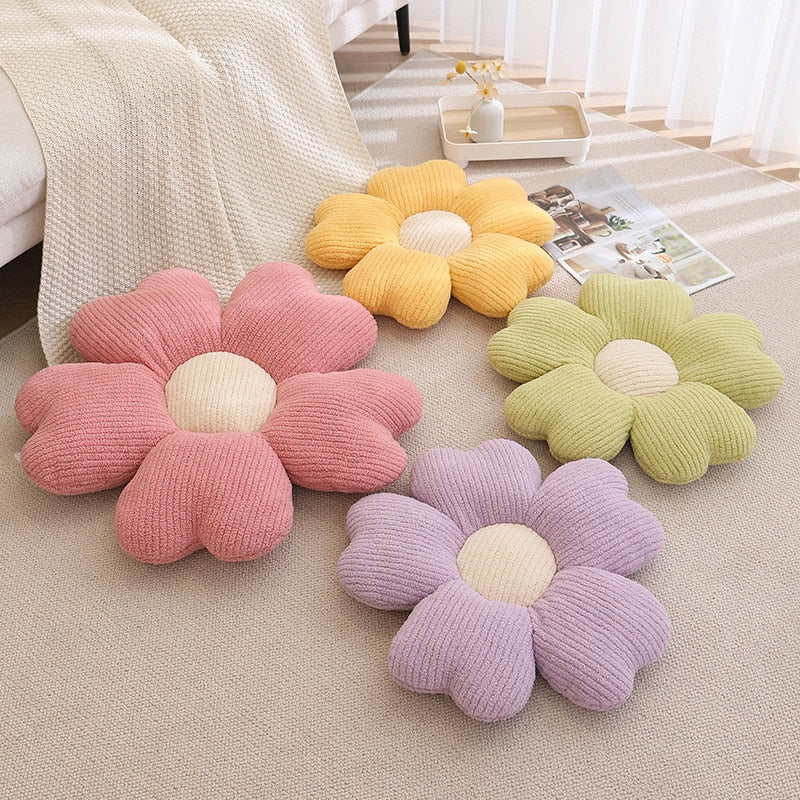 Junips | Fluffy Clover Flowers Pillow