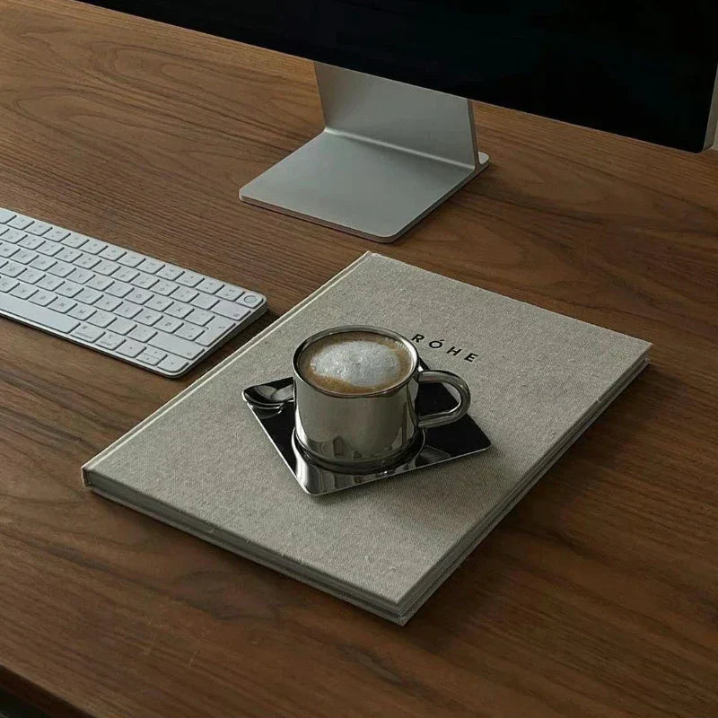 Junips | Stainless Steel Coffee Cup and Tray
