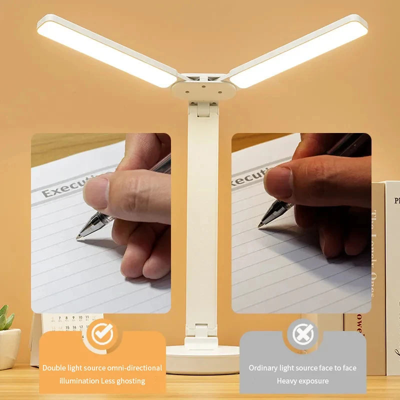 Junips | Adjustable Reading Lamp - Rechargeable Dimmable with Phone Table