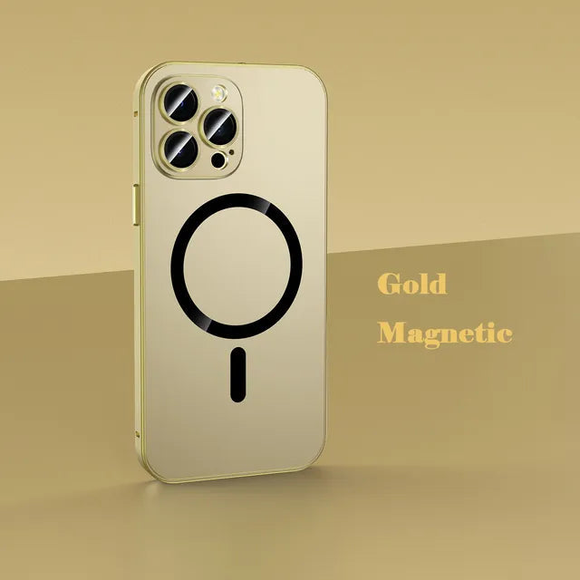 Junips | Magsafe Aluminum Frame Metal Bumper iPhone Case