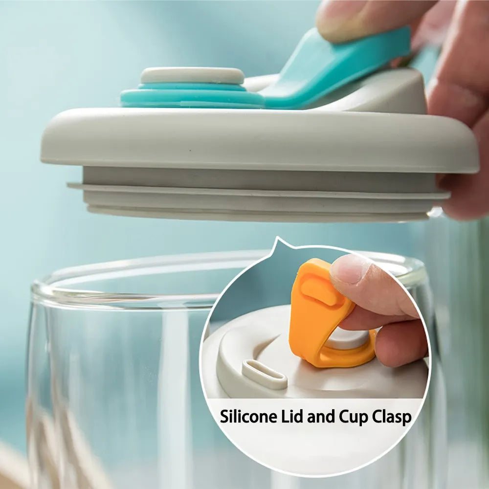 Junips | Leak-Proof Double Wall Glass Transparent Mug