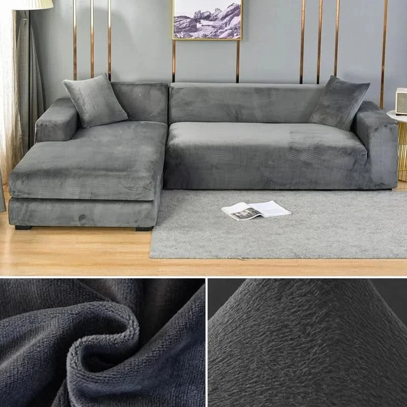 Junips | PlushFit - High-Quality Sofa Covers Made of Stretch Velvet