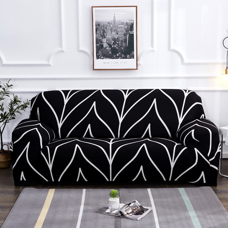 Junips | Modern Non-slip Colorful Elastic Sofa Cover