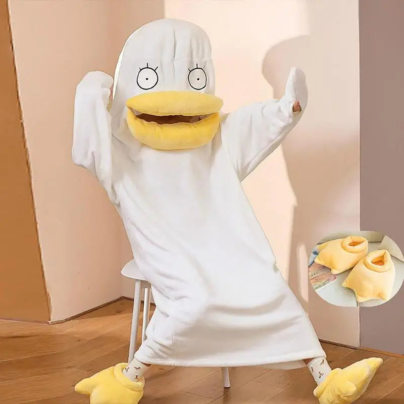 Junips | Confused Duck Warm Adult Pajama Costume