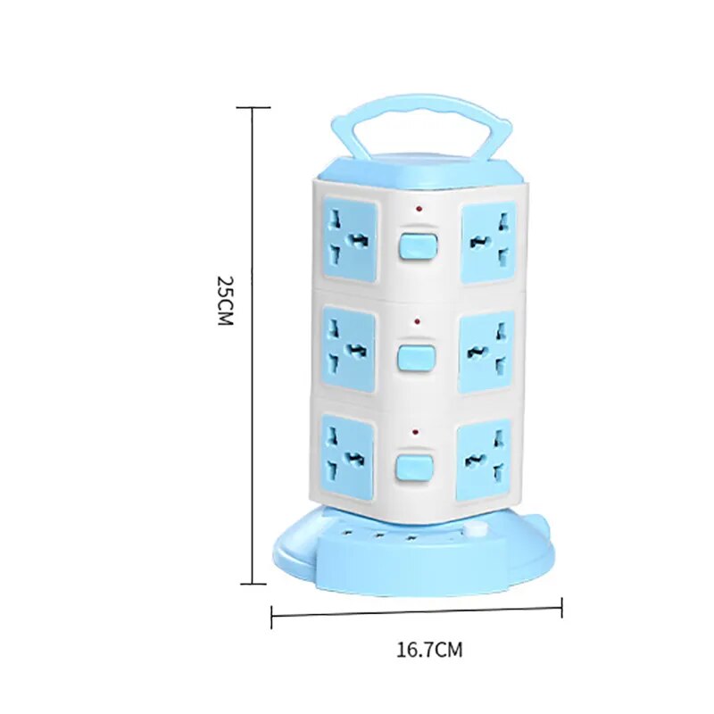 Junips | Tower Design Surge Protector Vertical Power Strip