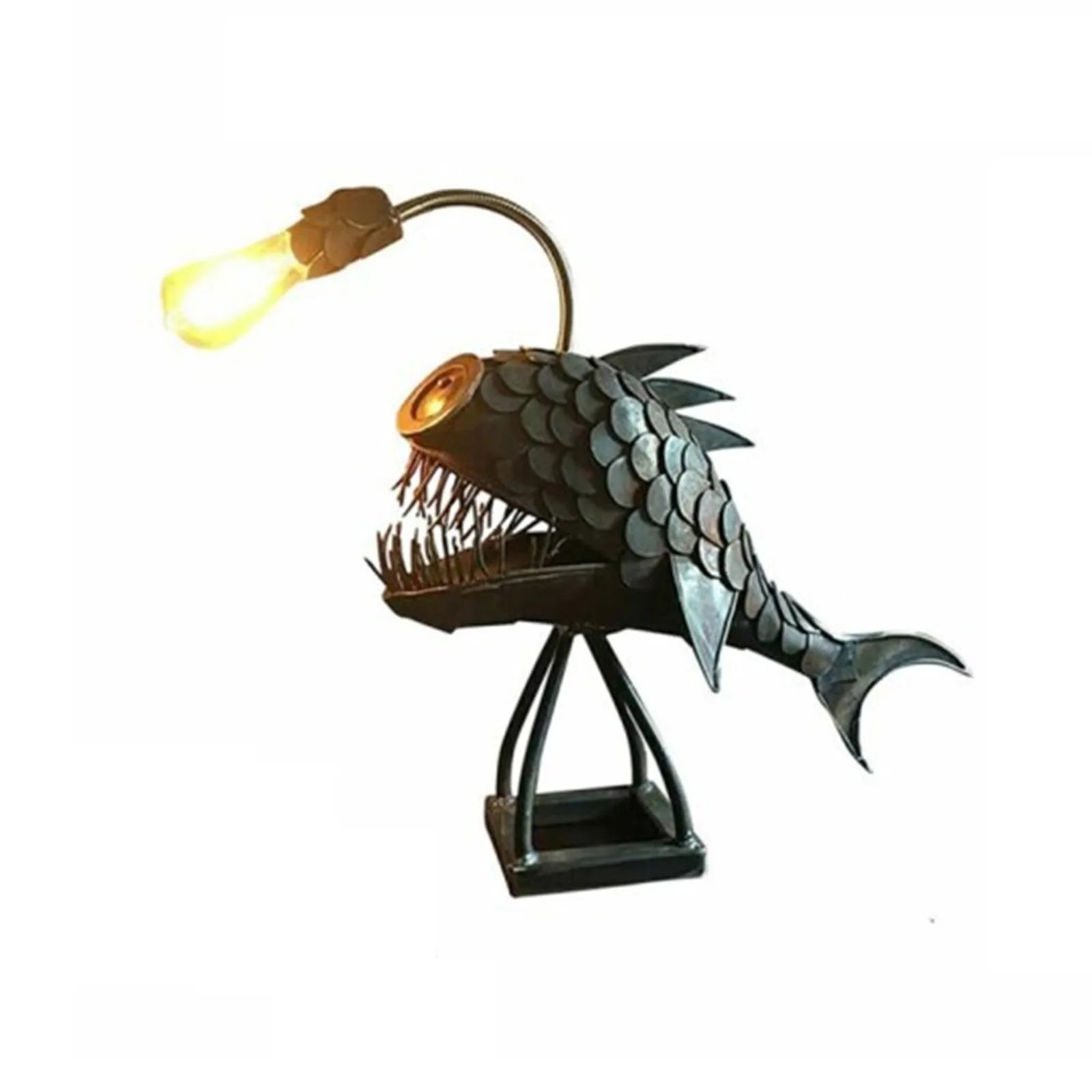 Junips | Table lamp - RusticFish - Adjustable lighting - Handmade artistic charm