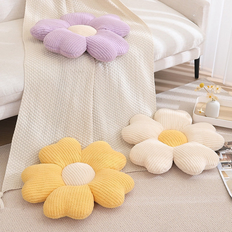 Junips | Fluffy Clover Flowers Pillow