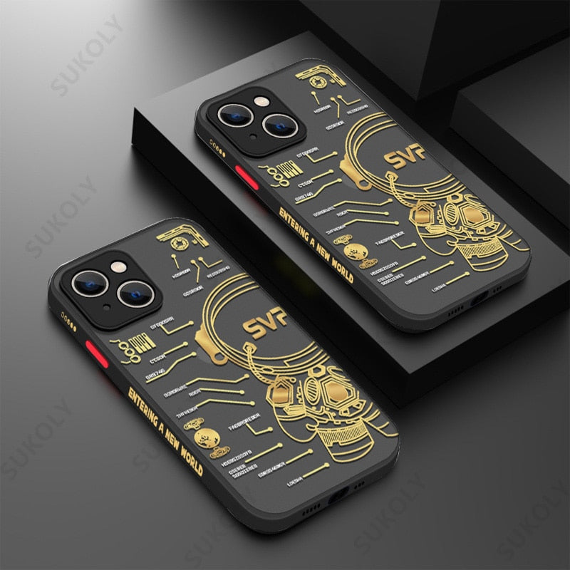 Junips | Space Road Relax Astronaut iPhone Case