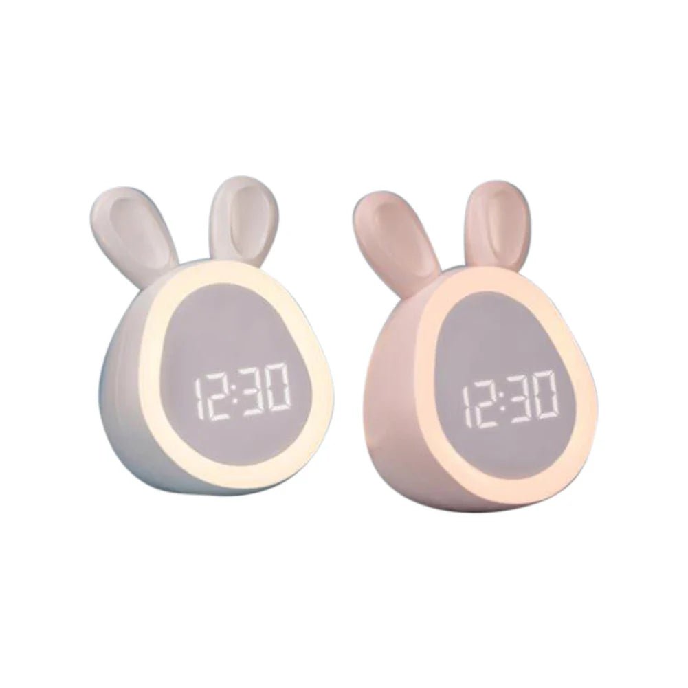 Junips | WakkerKonijn – Kids alarm clock with LED night light and playful rabbit design
