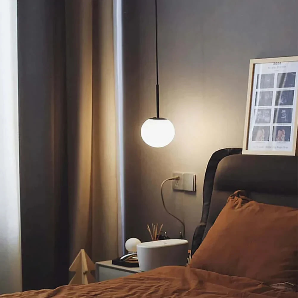 Junips | Mid-Century Modern Glass Ball Pendant Light