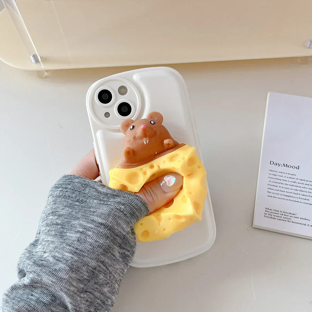 Junips | Cheese Lover Mouse iPhone Case