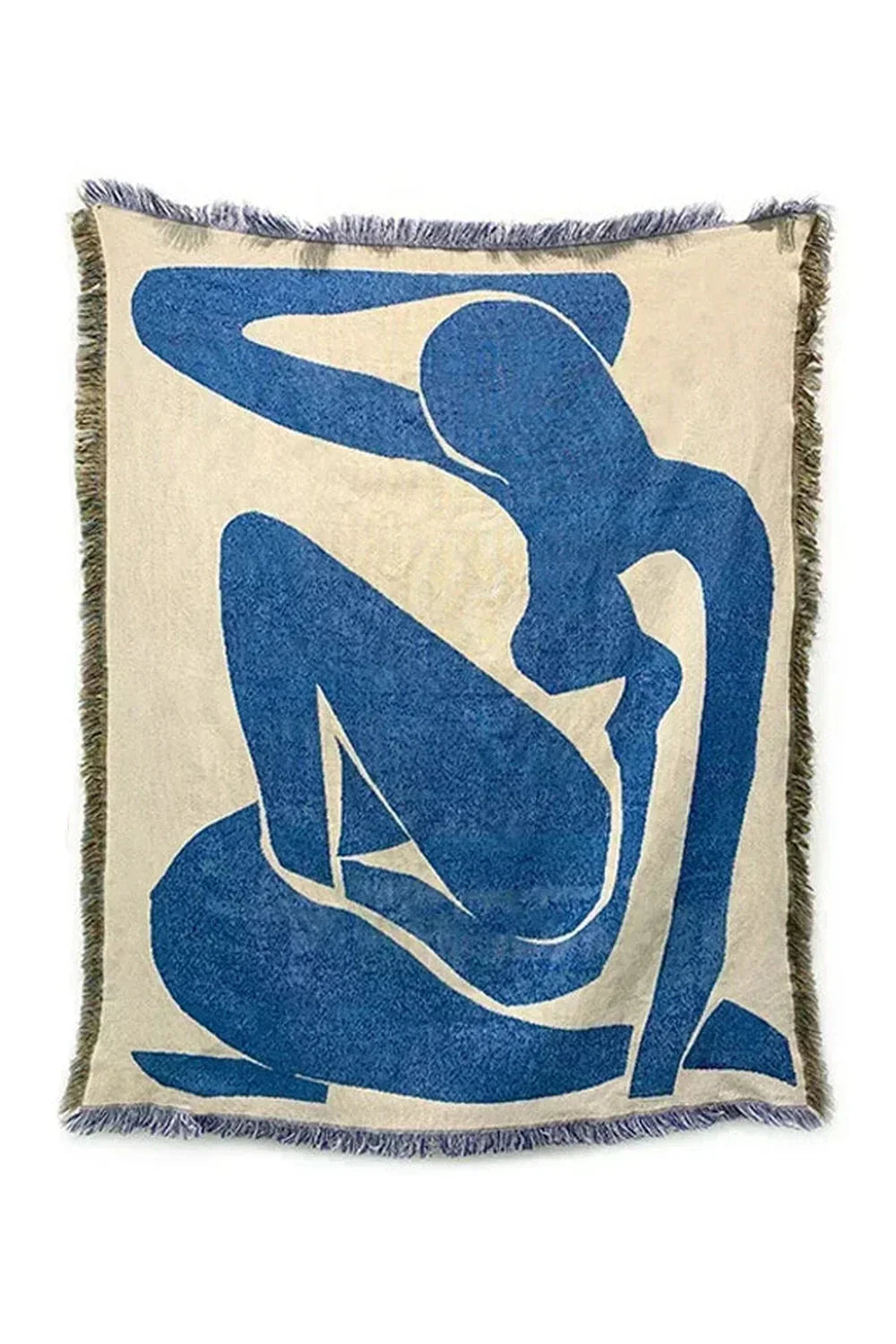 Junips | Abstract Blue Muse Blanket