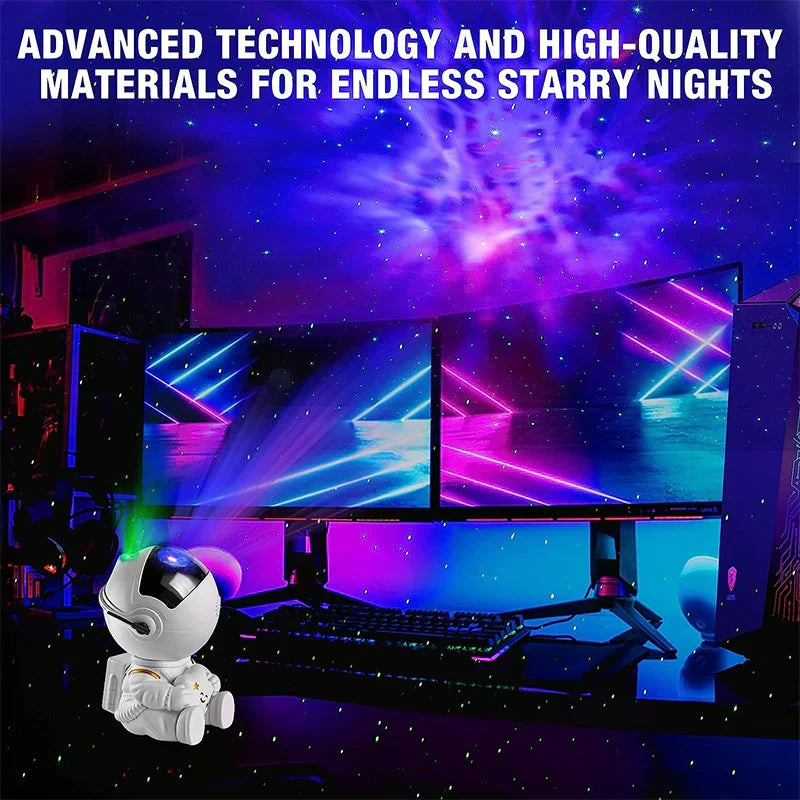 Junips | Astronaut LED Projector, Galaxy, Stars, Sky