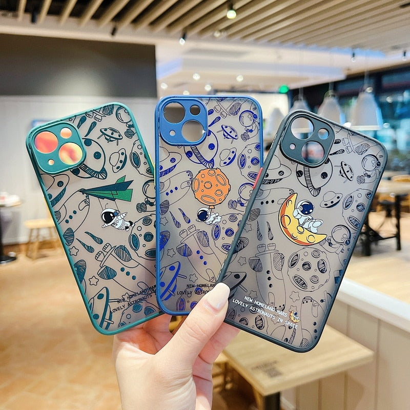 Junips | Space Road Relax Astronaut iPhone Case