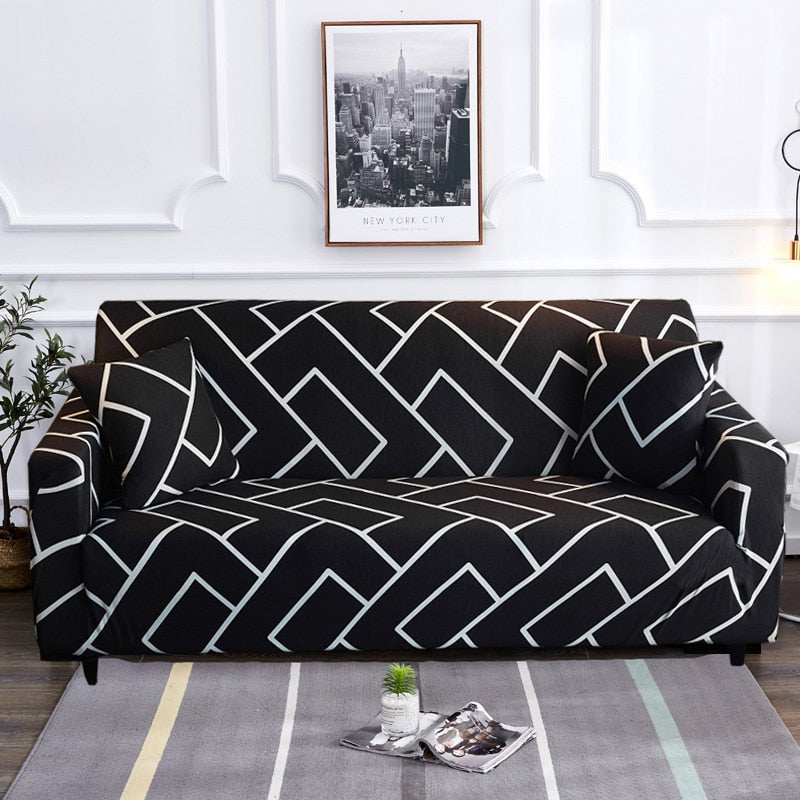 Junips | Modern Non-slip Colorful Elastic Sofa Cover