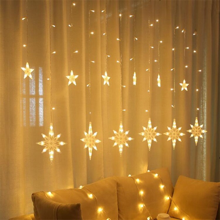 Junips | Solar Moon Star Lamp LED String Lights Decoration