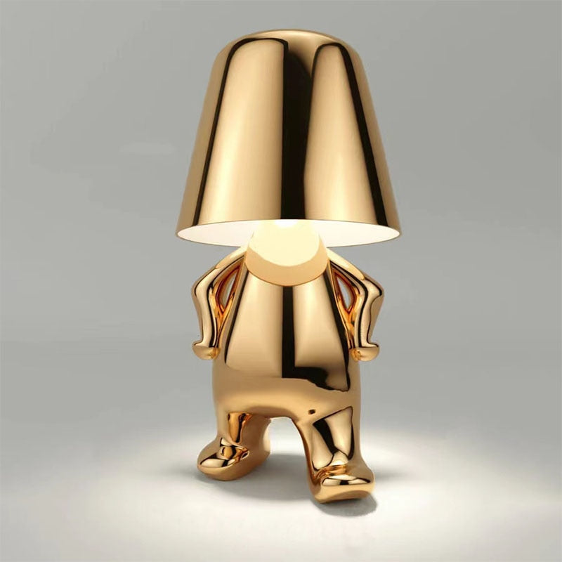 Junips | Modern Gold Metal LED Table Lamp