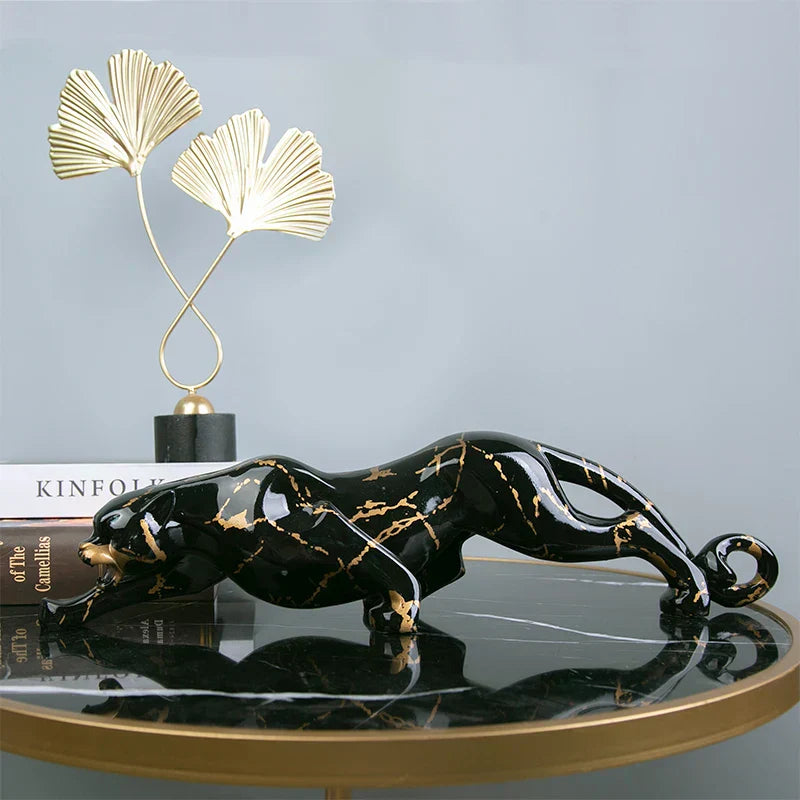 Junips | Elegant Jaguar Stone Sculptor
