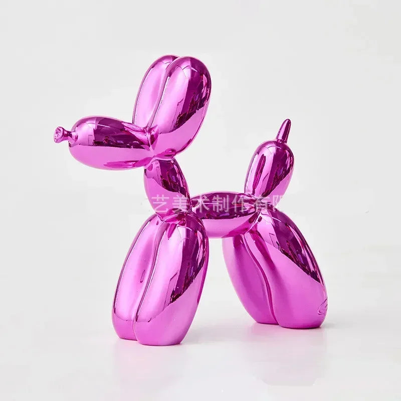 Junips | Nordic Balloon Dog Sculpture Resin Animal Ornament Art Sculptures and Figures Craft Home Decoration Room Desktop Accessories
