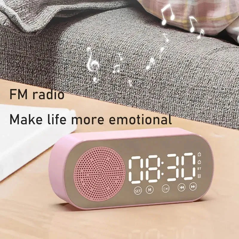 Junips | Digital Alarm Clock with Bluetooth Speaker & FM Radio