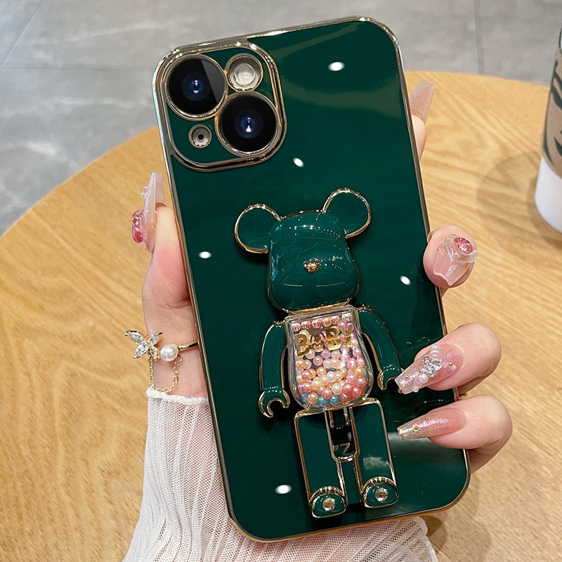 Junips | Bear Lover Colorful 3D Doll Phone Case