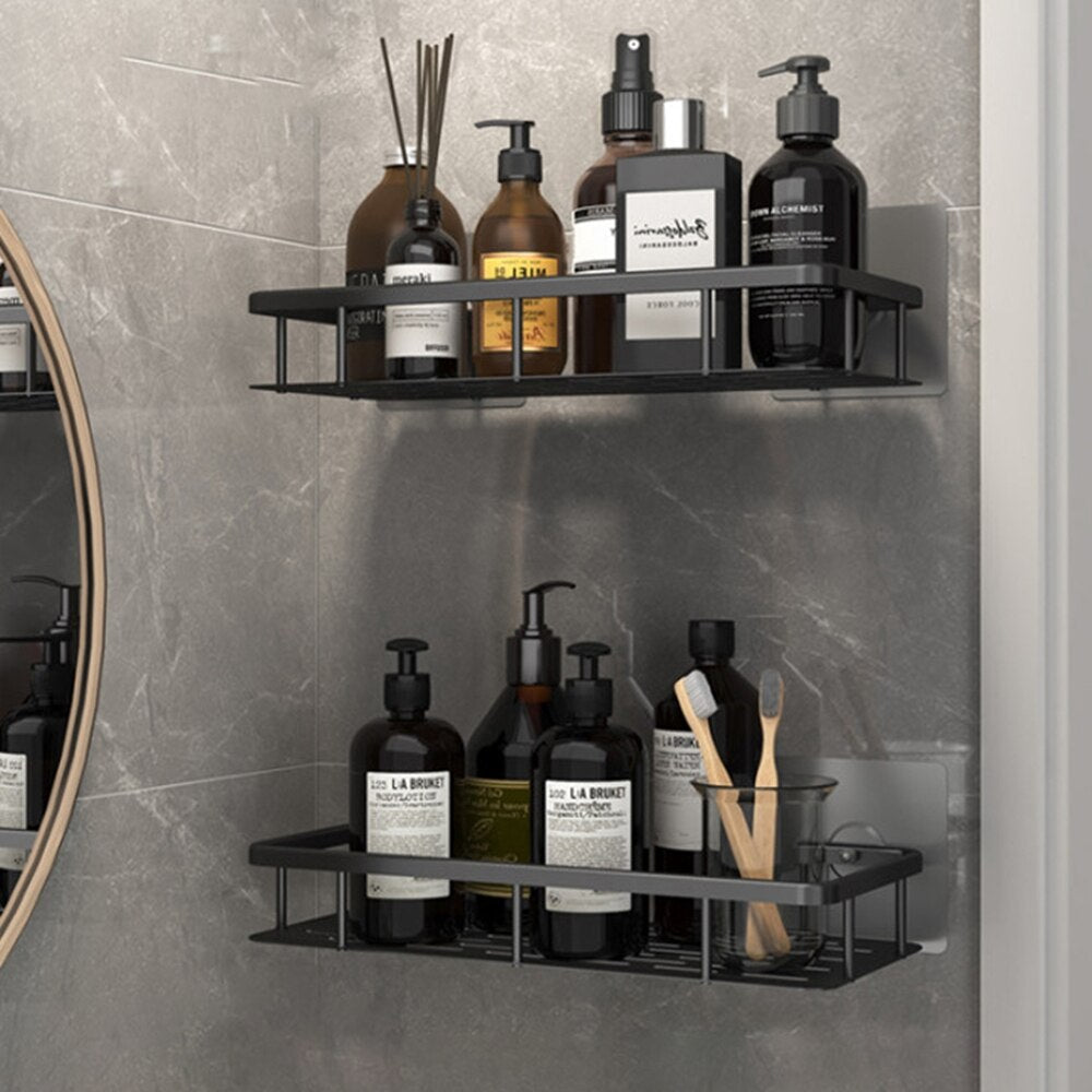 Junips | Metal Suction Cup Bathroom Shelves