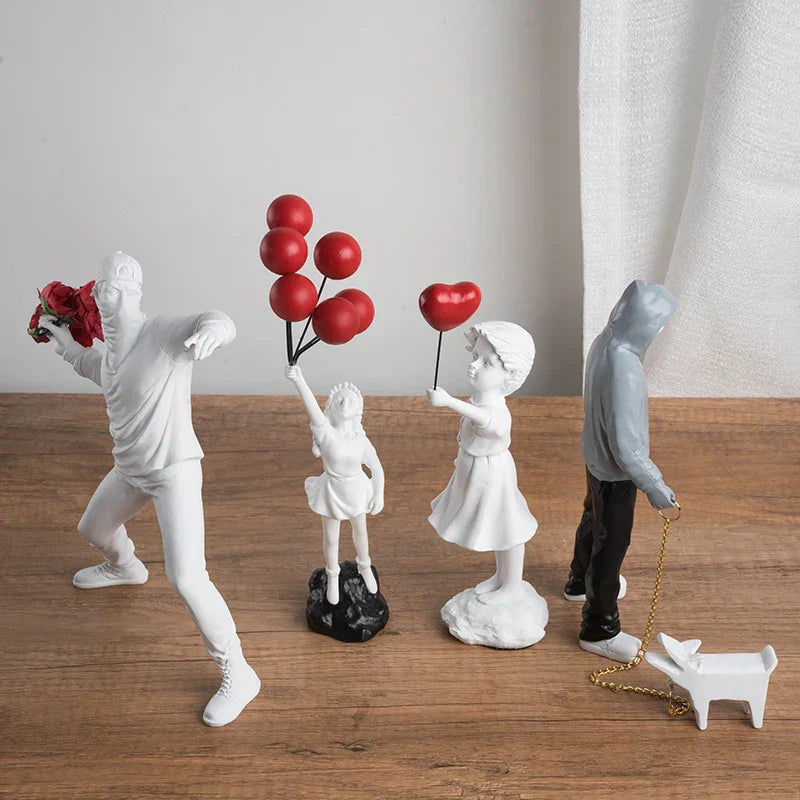 Junips | Banksy inspired sculpture collection
