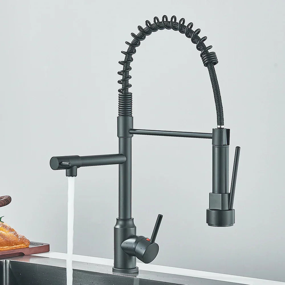 Junips | SpringFlow – Kitchen faucet with dual outlet