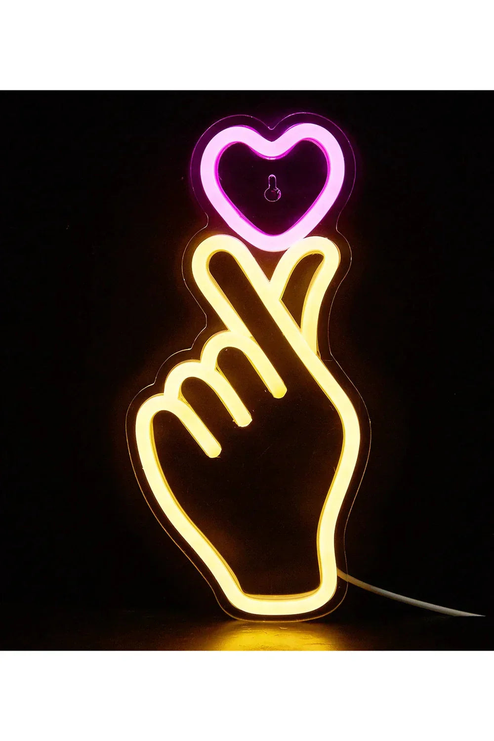 Junips | Hand Heart LED Neon
