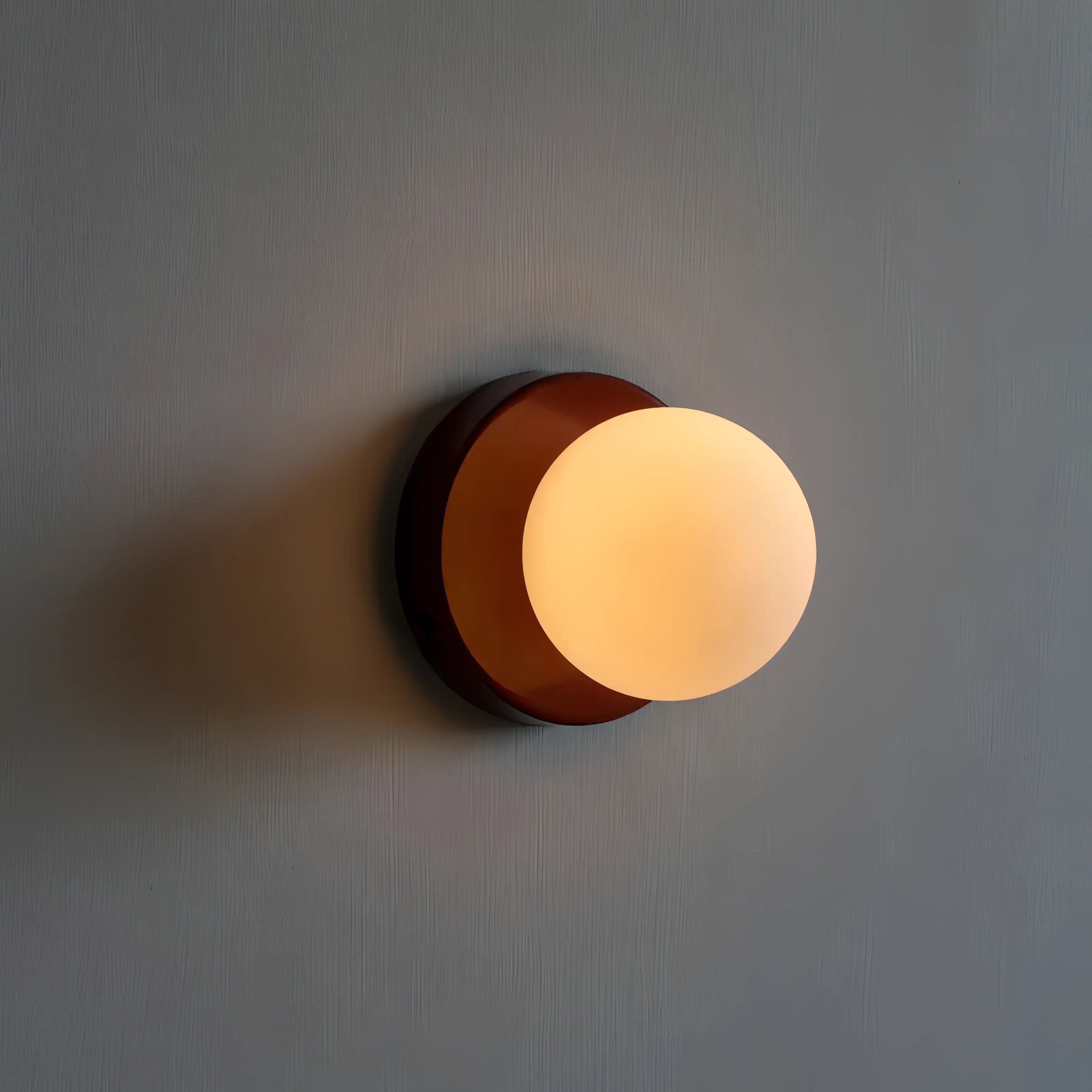 Junips | Nereo - Minimalist Colored Mini Glass Nordic Wall Lamp