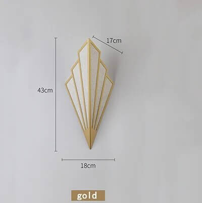 Junips | Fan-shaped Art Deco Wall Light