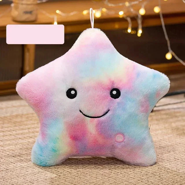 Junips | LED Star Plush Light - Soft Glow Star Pillow Doll, Plush Toy for Kids & Home Decor, Perfect Birthday Gift