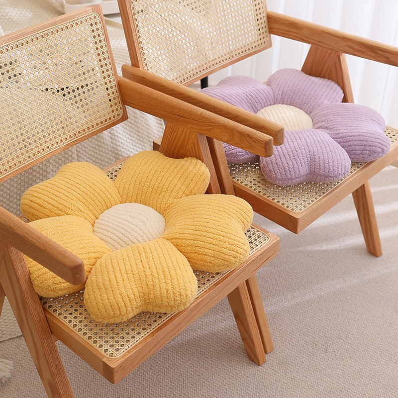 Junips | Fluffy Clover Flowers Pillow