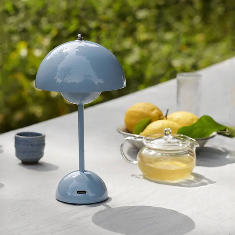 Junips | Adjustable brightness flower pot lamp - Italian rechargeable table lamp VP3