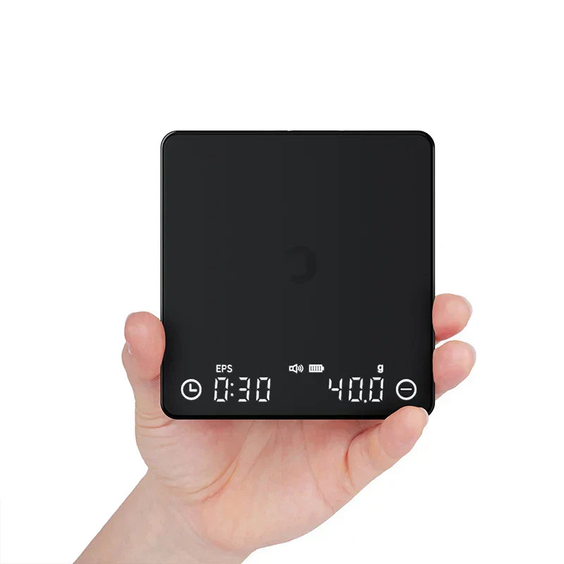 Junips | SearchPean Tiny/Tiny2s Espresso Coffee Kitchen Scale, Mini Smart Timer, USB, 2 kg/0.1 g/oz/ml, free shipping, gift for man and woman