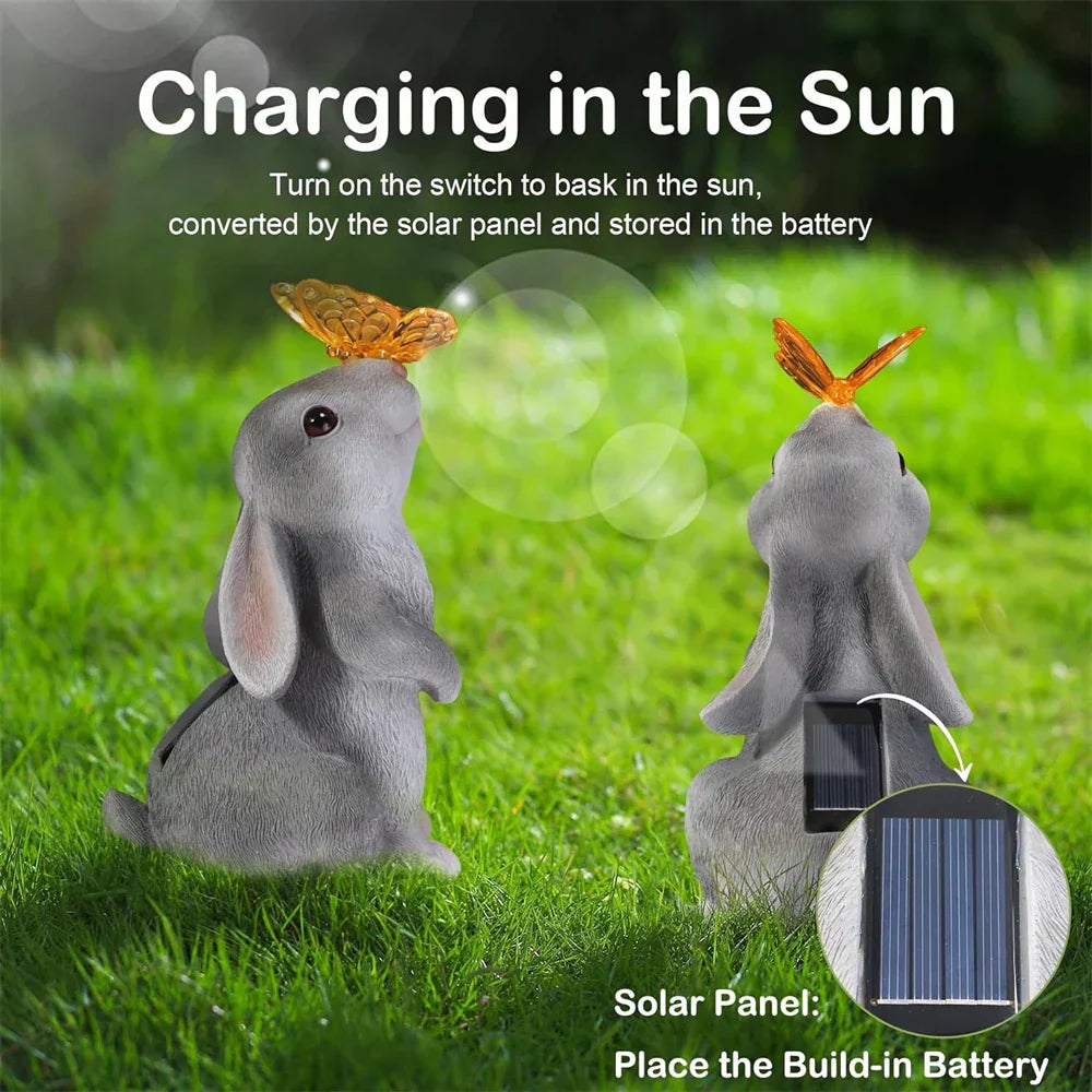 Junips | Butterfly and Flower Hare Garden Light