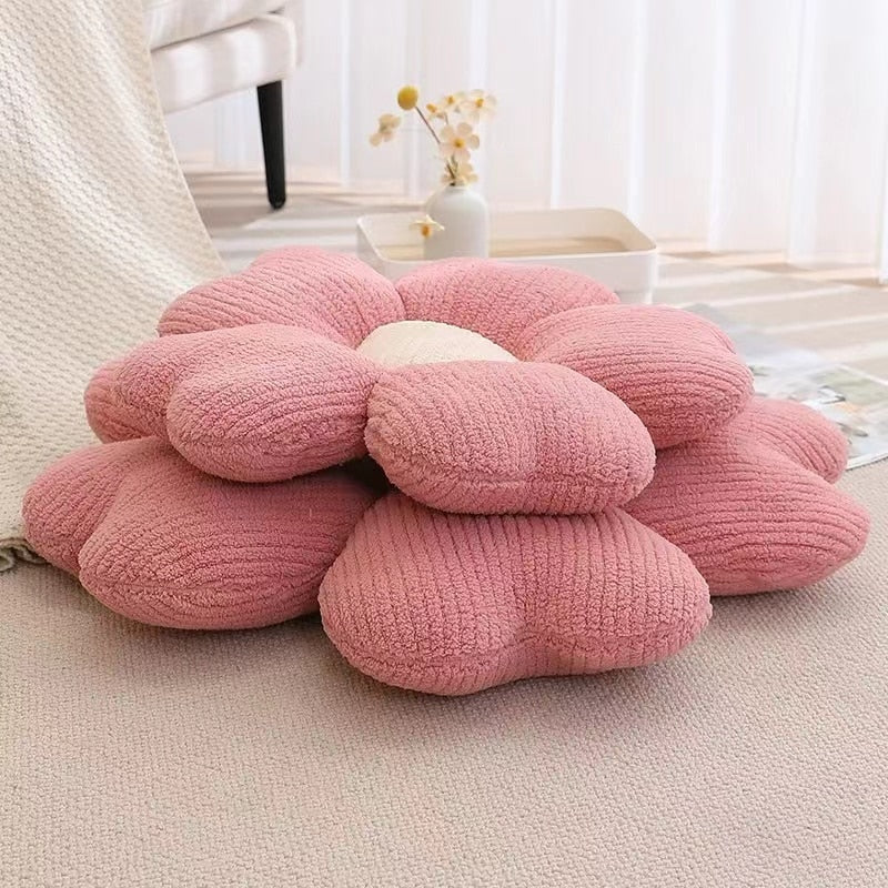Junips | Fluffy Clover Flowers Pillow