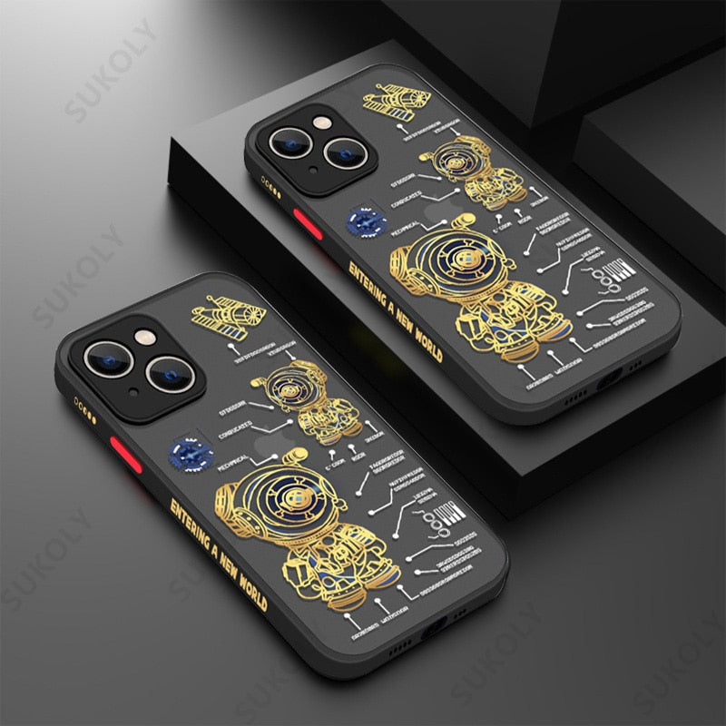 Junips | Space Road Relax Astronaut iPhone Case