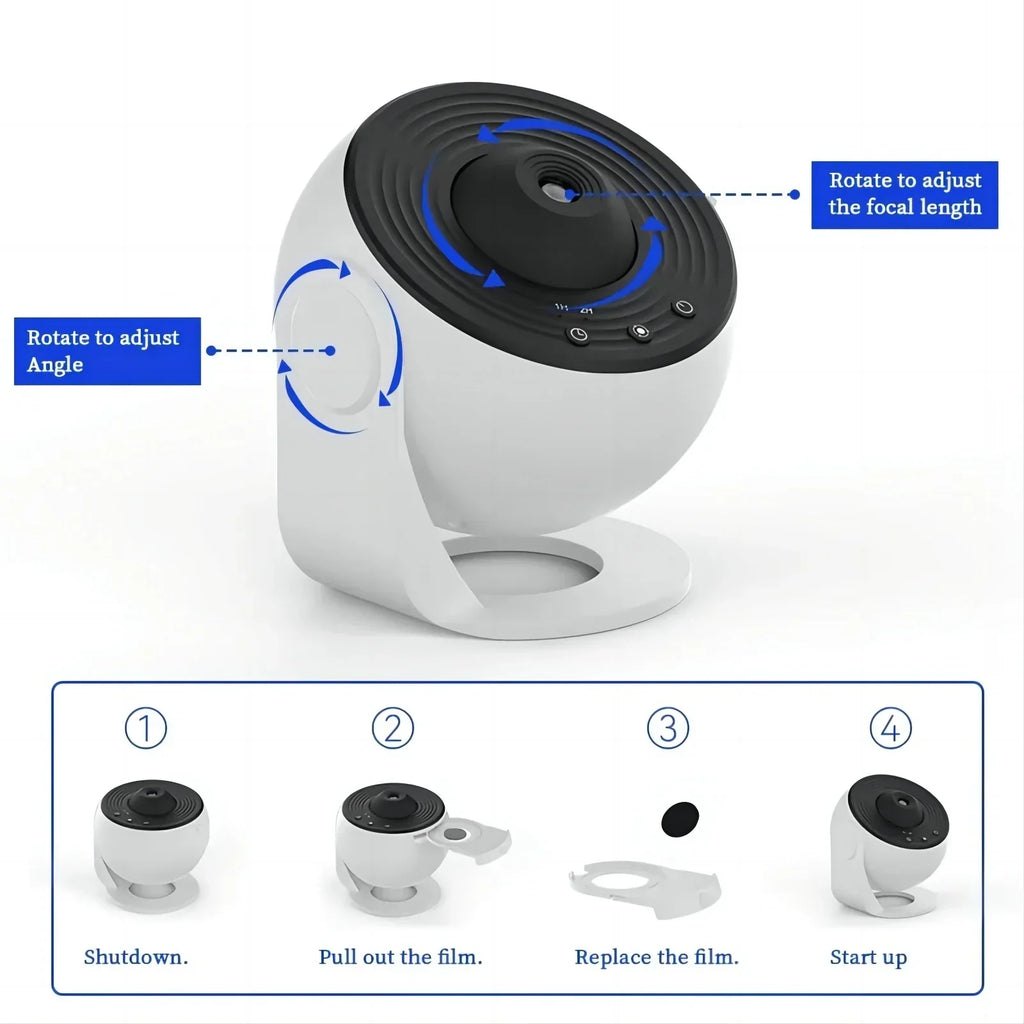 Junips | 360° Planetarium Projector | Improved Relaxation and Stress Relief