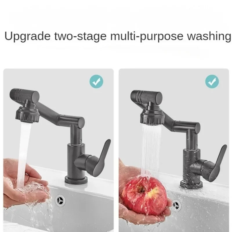 Junips | Spray water protected mechanical universal swivel arm faucet
