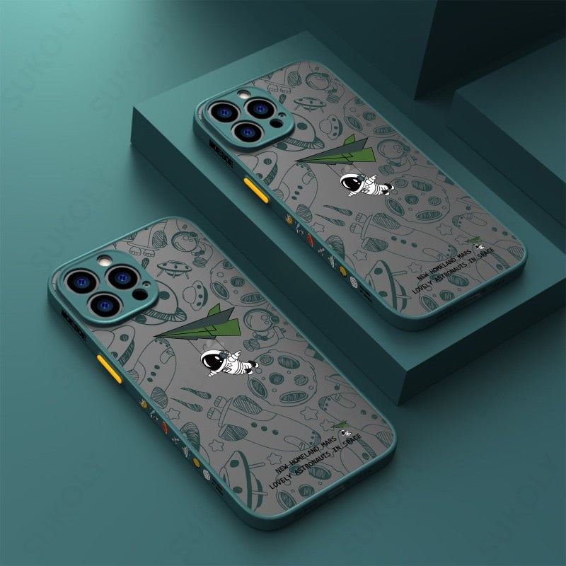 Junips | Space Road Relax Astronaut iPhone Case