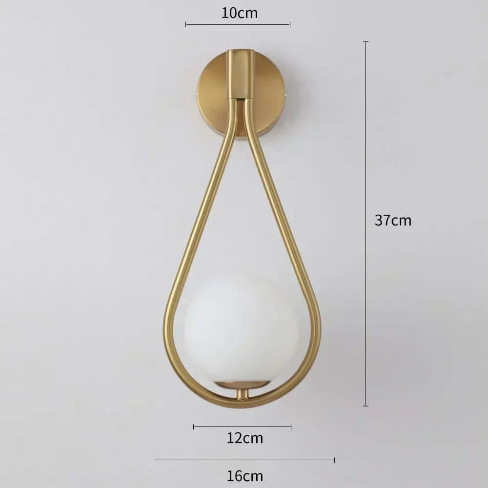 Junips | Drop Luxury Glass Ball Wall Light