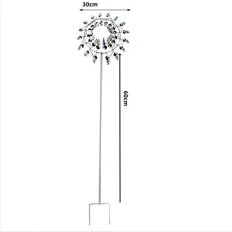 Junips | Windmill Spinner | Unique wind-powered garden decor made of metal