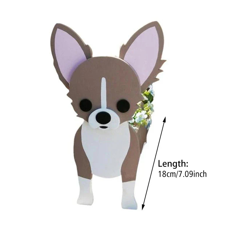 Junips | Flower Pot - Pawsome - Dog Plant Container - Various Breeds